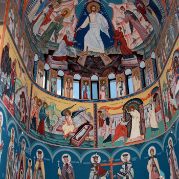 Pictura bisericeasca [Bumbu Constantin, Bumbu Emanuel, Bumbu Liviu]: Biserica 'Adormirea Maicii Domnului' Manastirea Dumbrava, Com. Unirea, Alba