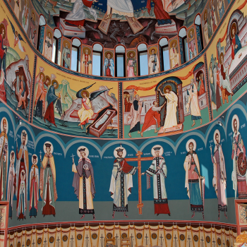 Pictura bisericeasca [Bumbu Constantin, Bumbu Emanuel, Bumbu Liviu]: Biserica 'Adormirea Maicii Domnului' Manastirea Dumbrava, Com. Unirea, Alba