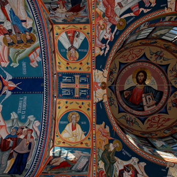 Pictura bisericeasca [Bumbu Constantin, Bumbu Emanuel, Bumbu Liviu]: Biserica 'Adormirea Maicii Domnului' Manastirea Dumbrava, Com. Unirea, Alba