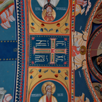 Pictura bisericeasca [Bumbu Constantin, Bumbu Emanuel, Bumbu Liviu]: Biserica 'Adormirea Maicii Domnului' Manastirea Dumbrava, Com. Unirea, Alba