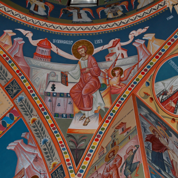 Pictura bisericeasca [Bumbu Constantin, Bumbu Emanuel, Bumbu Liviu]: Biserica 'Adormirea Maicii Domnului' Manastirea Dumbrava, Com. Unirea, Alba