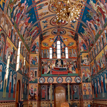 Pictura bisericeasca [Bumbu Constantin, Bumbu Emanuel, Bumbu Liviu]: Biserica 'Adormirea Maicii Domnului' Manastirea Dumbrava, Com. Unirea, Alba