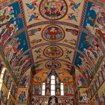 Pictura bisericeasca [Bumbu Constantin, Bumbu Emanuel, Bumbu Liviu]: Biserica 'Adormirea Maicii Domnului' Manastirea Dumbrava, Com. Unirea, Alba