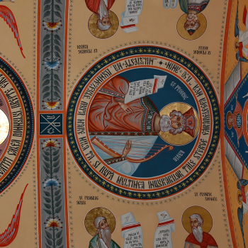 Pictura bisericeasca [Bumbu Constantin, Bumbu Emanuel, Bumbu Liviu]: Biserica 'Adormirea Maicii Domnului' Manastirea Dumbrava, Com. Unirea, Alba