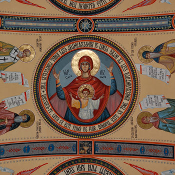 Pictura bisericeasca [Bumbu Constantin, Bumbu Emanuel, Bumbu Liviu]: Biserica 'Adormirea Maicii Domnului' Manastirea Dumbrava, Com. Unirea, Alba