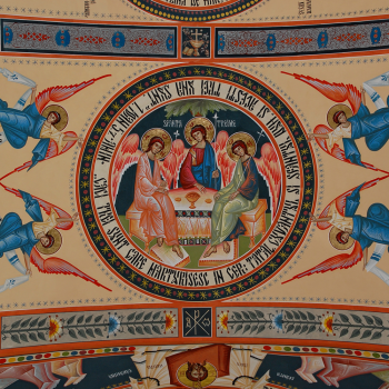 Pictura bisericeasca [Bumbu Constantin, Bumbu Emanuel, Bumbu Liviu]: Biserica 'Adormirea Maicii Domnului' Manastirea Dumbrava, Com. Unirea, Alba