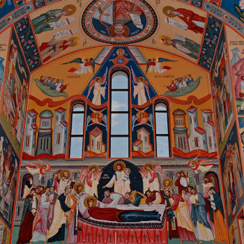 Pictura bisericeasca [Bumbu Constantin, Bumbu Emanuel, Bumbu Liviu]: Biserica 'Adormirea Maicii Domnului' Manastirea Dumbrava, Com. Unirea, Alba
