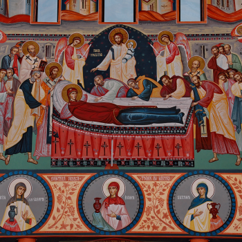 Pictura bisericeasca [Bumbu Constantin, Bumbu Emanuel, Bumbu Liviu]: Biserica 'Adormirea Maicii Domnului' Manastirea Dumbrava, Com. Unirea, Alba