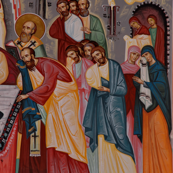 Pictura bisericeasca [Bumbu Constantin, Bumbu Emanuel, Bumbu Liviu]: Biserica 'Adormirea Maicii Domnului' Manastirea Dumbrava, Com. Unirea, Alba